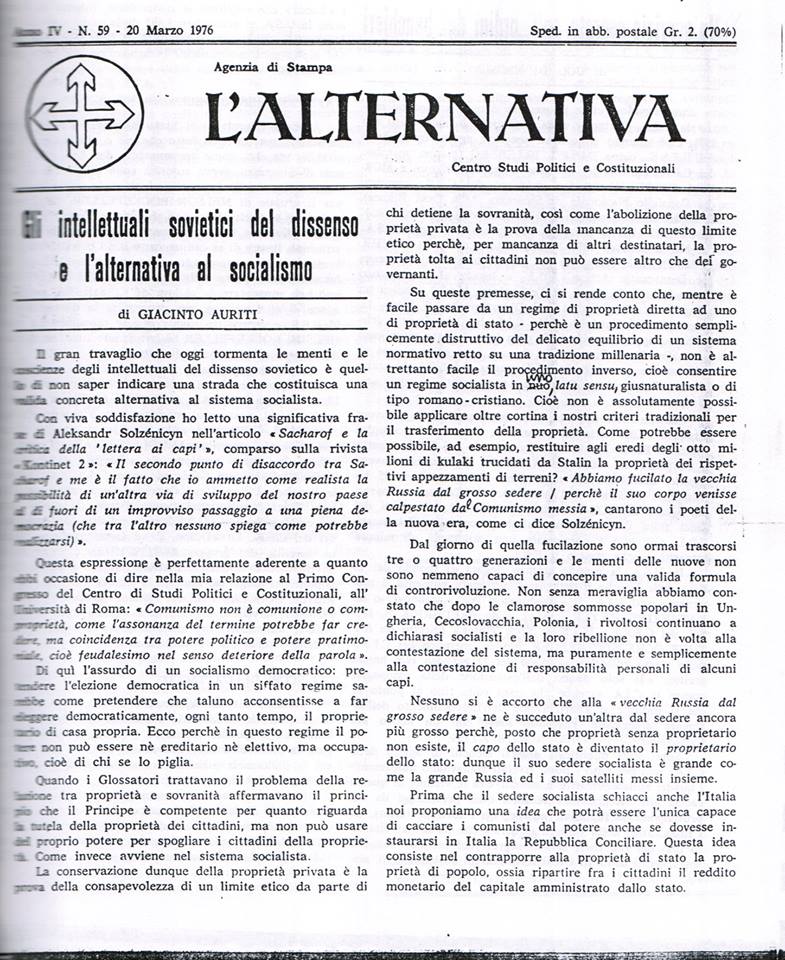 1976 anno IV nr 59 intellettuali sovietici
